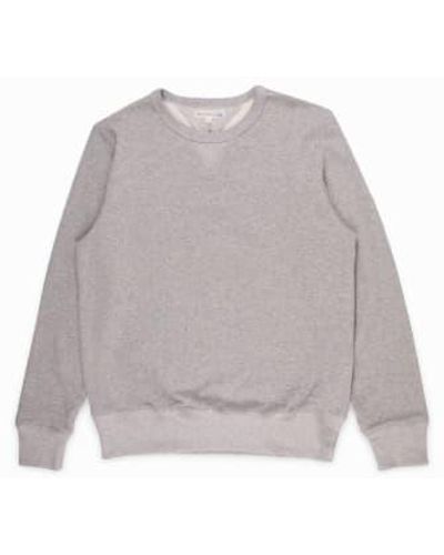Merz B. Schwanen 346 loopwheeled sweatshirt – grau melange
