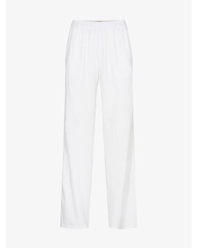 White Levete Room Pants, Slacks and Chinos for Women | Lyst