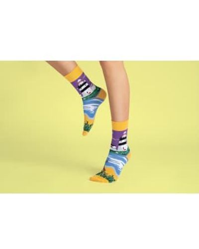 Sock Co Op Wexford Socks Medium - Yellow
