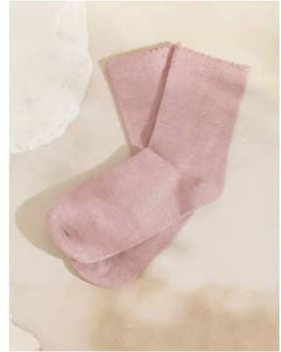 Des Petits Hauts Nessah Socks S/m - Pink