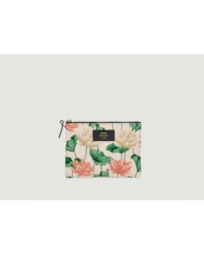 Wouf Lotus Large Pouch - Bianco