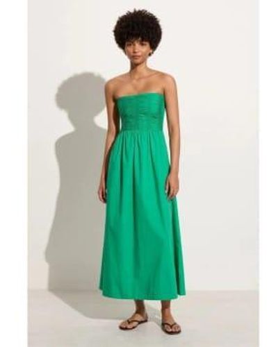 Faithfull The Brand Dominquez Midi Dress S - Green