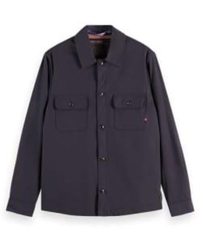 Scotch & Soda Overlam Deepsea S - Blue