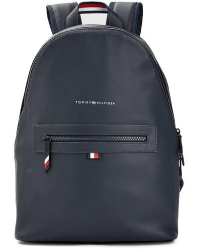 Tommy Hilfiger Essential Pq Backpack Dark Navy - Blu