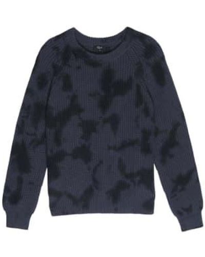 Rails Dark Navy Venus Iron Black Tie Dye Sweater S - Blue