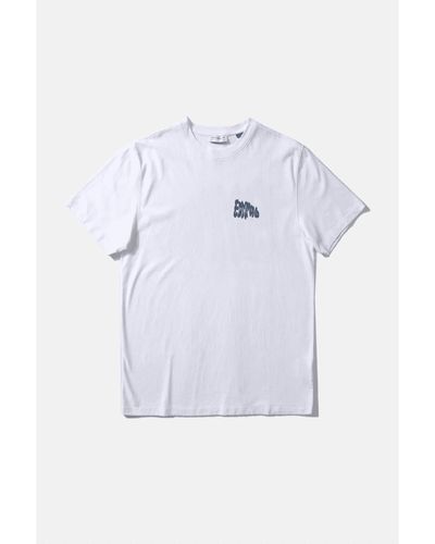 Edmmond Studios Periscope T-Shirt Weiß - Blau