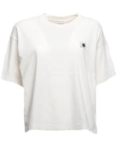 Carhartt T Shirt For Woman I032531 Wax - Bianco
