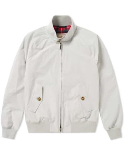 Baracuta G9 Harrington Jacket Mist 40 - White