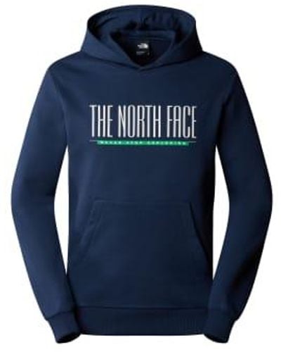 The North Face Hoodie Is 1966 Marine L - Blue