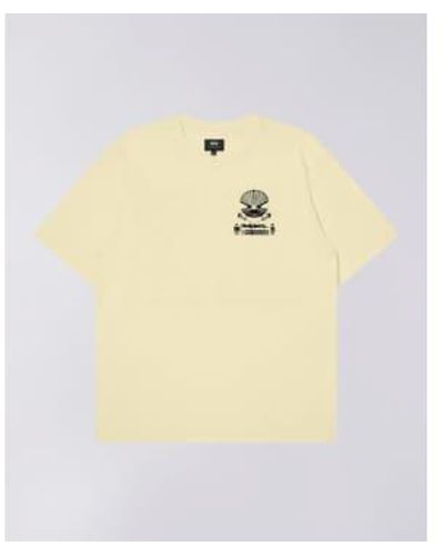 Edwin Camiseta jardín amor - Amarillo
