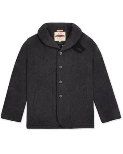 Burrows and Hare Burrows And Hare Shawl Collar Jacket - Nero