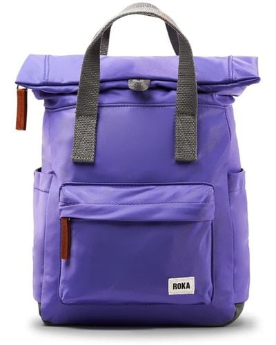 Roka Canfield B Small Bag Sustainable Edition Peri Graphite - Purple