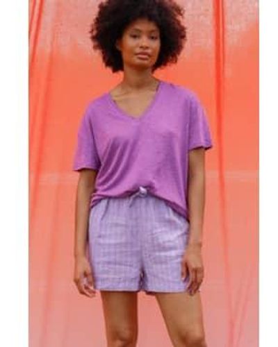 indi & cold Lavender T-shirt Xs - Purple