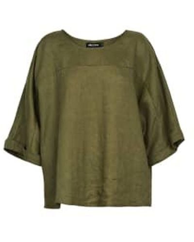 Eb & Ive Studio Relaxed Top Salt - Green