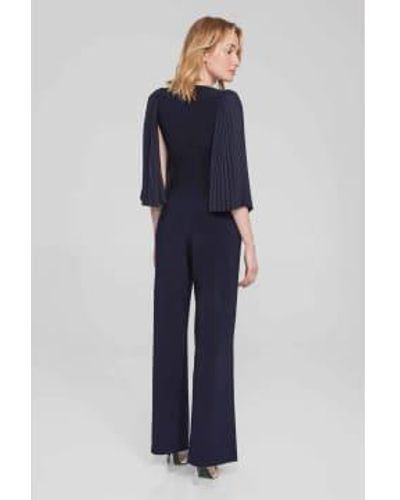 Joseph Ribkoff Wide-leg Jumpsuit 12 - Blue