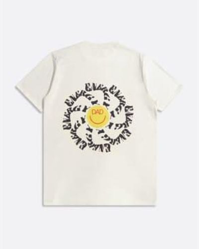 Far Afield Faxnfh007 t-shirt à imprimé graphique smiley dad energy - Blanc