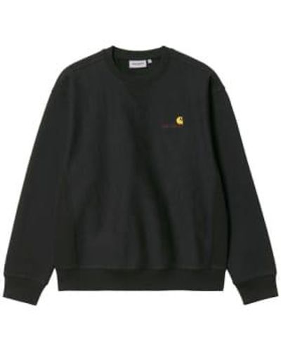 Carhartt Sweatshirt herren i025475 schwarz