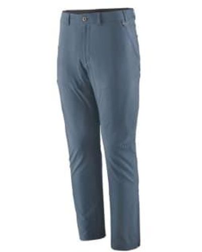 Patagonia Pantalones terravia trail hombre azul utilidad