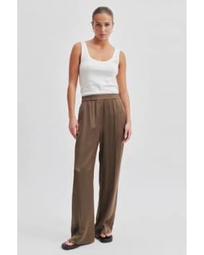 Second Female Ambience Trousers Or Canteen - Bianco