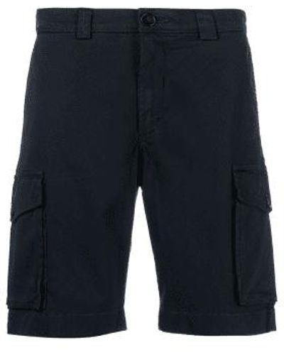 Woolrich Classic cargo shorts melton - Azul