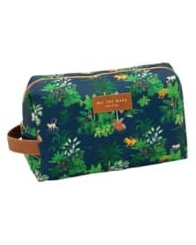 Made by moi Selection Wild Toiletry Bag Polyester - Green