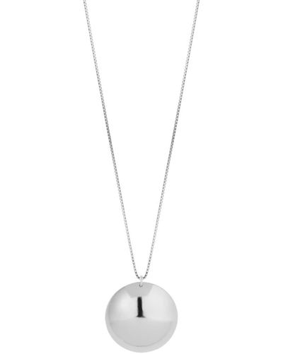 Katrine Nexø Jewellery Big Anchor Silber Halskette - Mettallic
