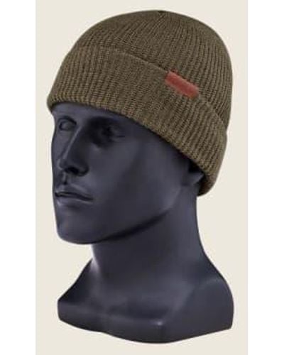 Red Wing Wing Shoes Wing Beanie Hat Olive - Blu