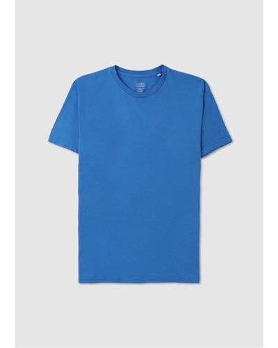 COLORFUL STANDARD Camiseta orgánica clásica en azul pacífico hombre