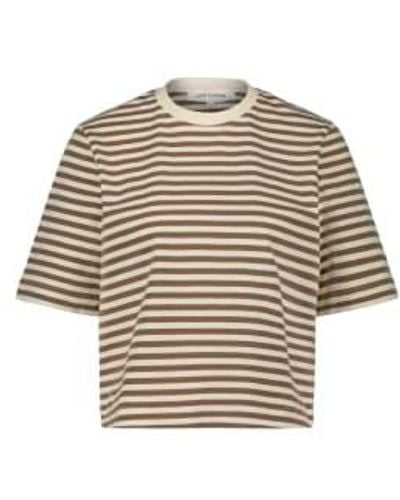 Sofie Schnoor Camiseta color marrón rayado - Neutro