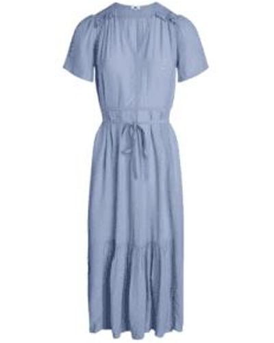Noa Light Moss Ever Sleeveless Midi Dress From 44 - Blue