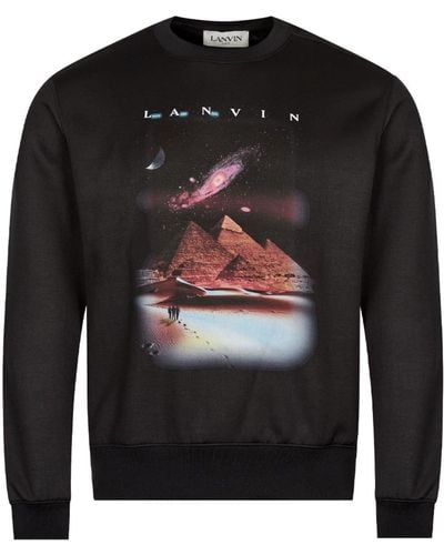 Lanvin Sweat-shirt science-fiction - Noir