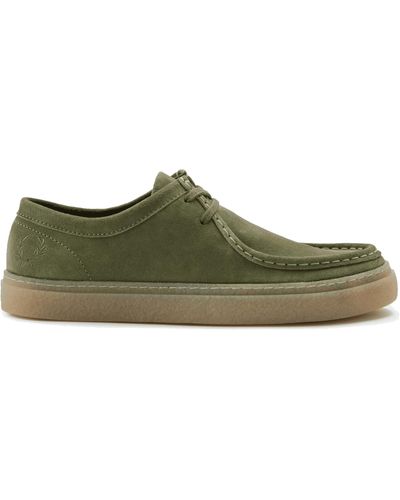 Fred Perry Mocassin Dawson Low Seafrass - Vert