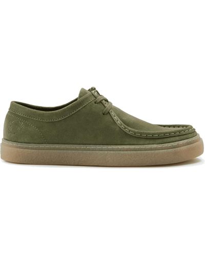 Fred Perry Dawson Low Seegras Mocassin - Grün