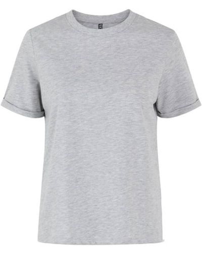 Pieces Pcria Light Melange T-shirt - Gray
