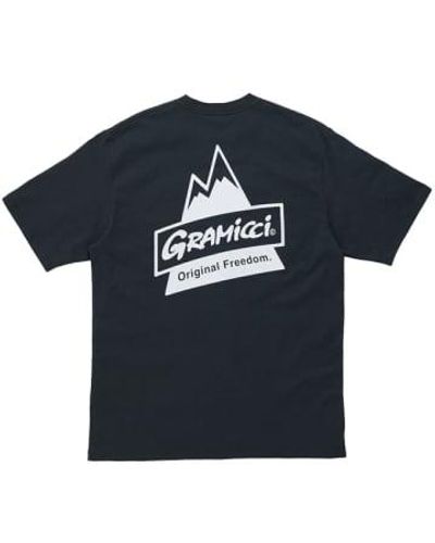 Gramicci Peak T Shirt Vintage - Blu