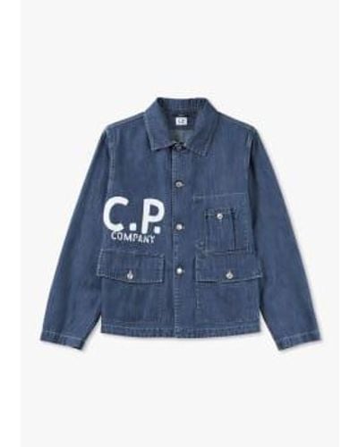 C.P. Company S Outerwear Medium Jacket - Blue