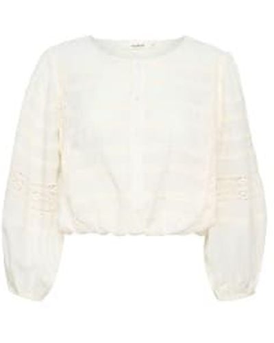 Soaked In Luxury Slolivie Blouse - White