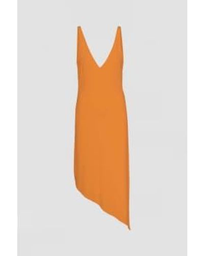 REMAIN Birger Christensen Gosha Dress Orange - Naranja