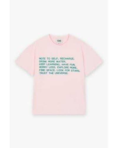 CKS Joel T-shirt Xs - Pink