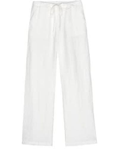 Rails Emmie Linen Trousers 2 - Bianco