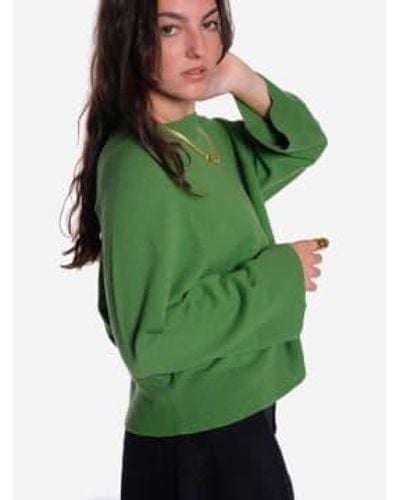 Sibin Linnebjerg Marlena-pullover – klares grün
