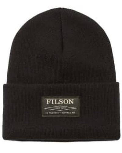 Filson Ballard Watch Cap One Size - Black