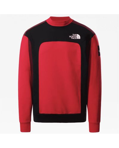The North Face Cut & Sew Crew Jumper - Red