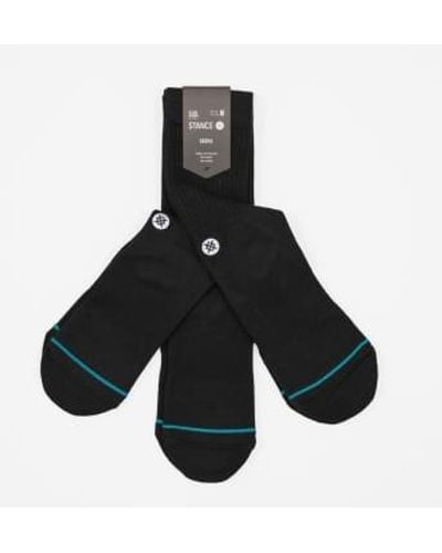 Stance Icon 3 Pack Socks In M - Black