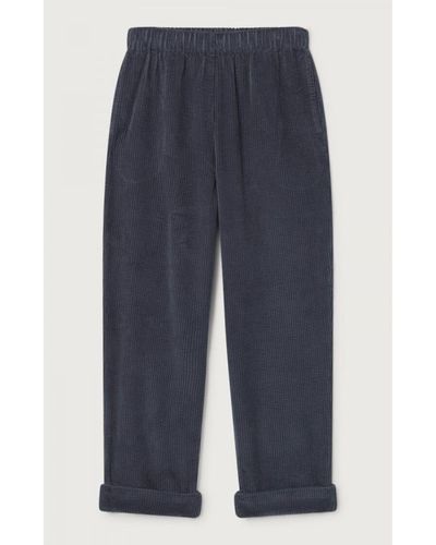 American Vintage Pantalon padow - Bleu