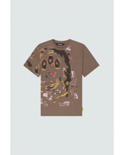 Barrow Painted Logo T-shirt Camel Extra Large - Multicolor
