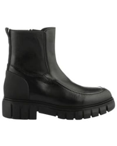 Shoe The Bear Rebel Apron Boots Uk 5 - Black