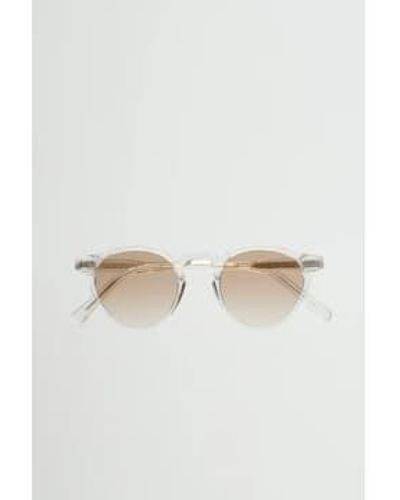 Monokel Eyewear Forest Crystal Sunglasses Gradient Lens - Bianco