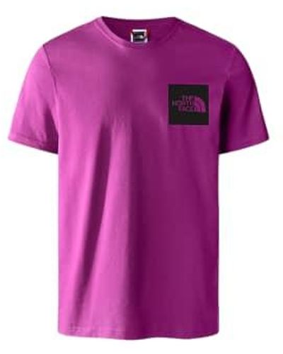 The North Face Camiseta fina uomo flower púrpura cactus - Morado