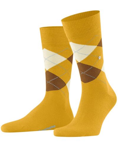 Burlington Curry Edinburgh S Socks - Yellow